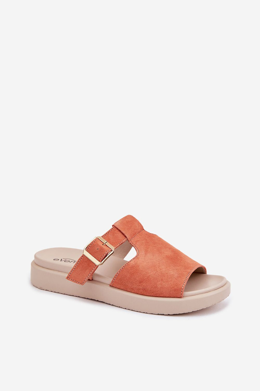  Sandał Klapki Model Zemela 26SD18-51 Orange - Step in style 