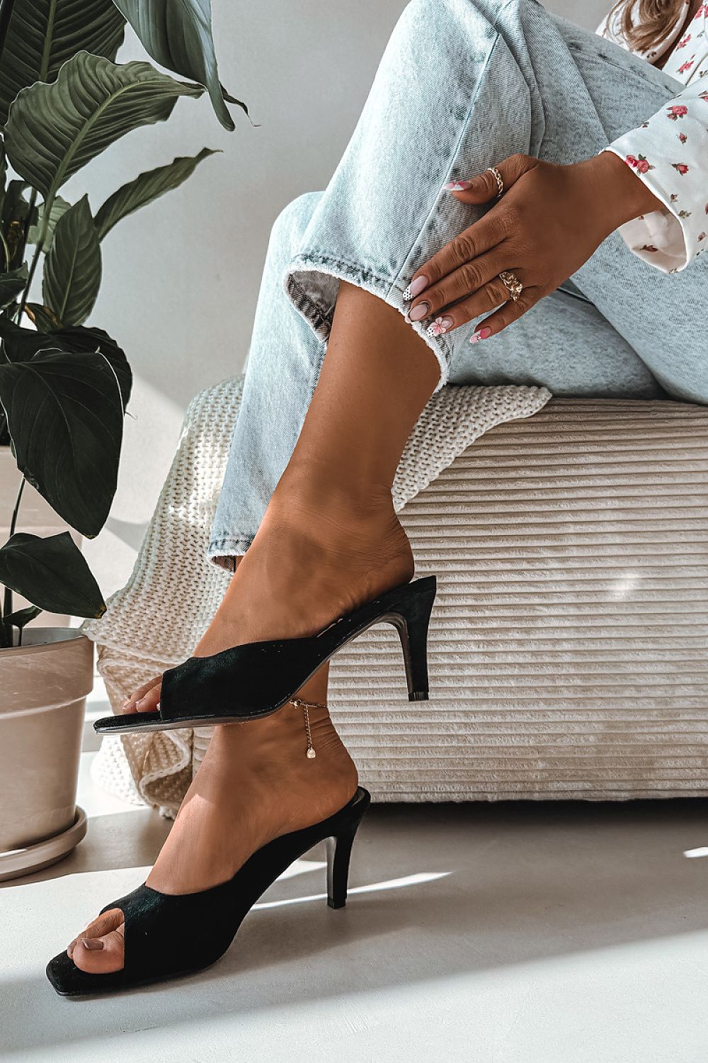  Sandał Klapki Model Revina 2928 Black - Step in style 