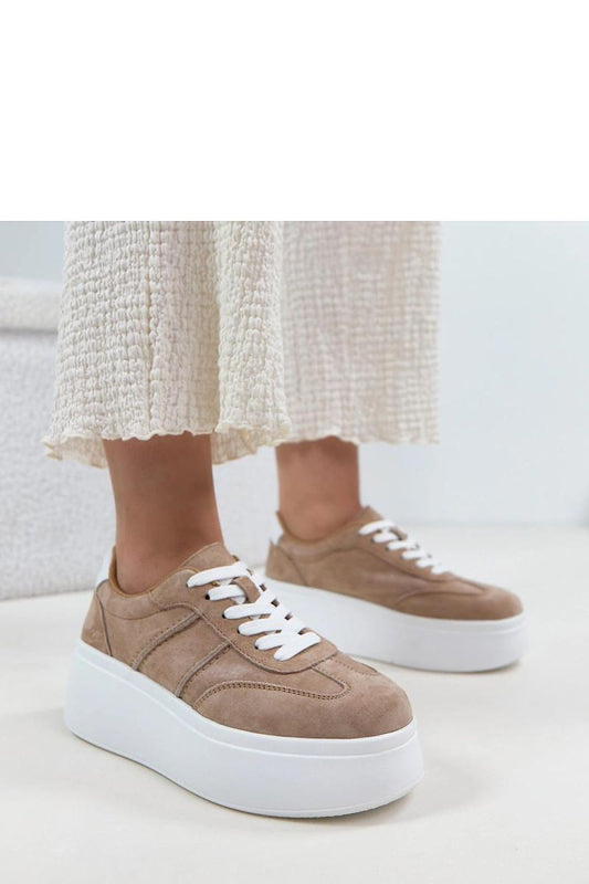   Buty Sportowe Model Cambell 26-07355BG Beige - Solea 