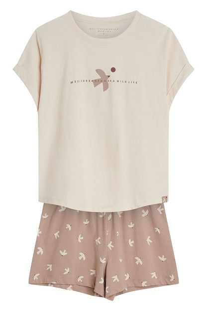  Piżama Damska Model Eluna 44466 Beige - Henderson 