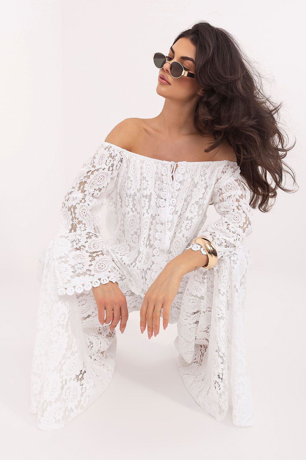   Bluzka Model MI-BZ-88500.79 White - Italy Moda 