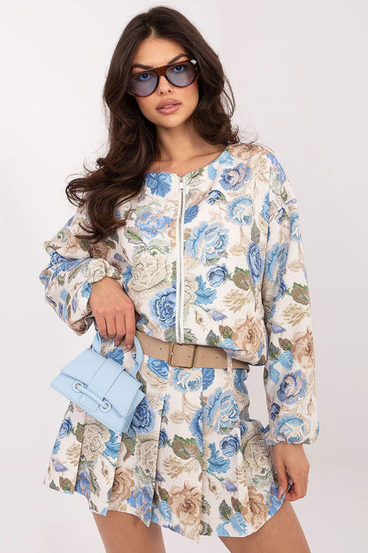   Kurtka Damska Model IT-KR-FL10357-1.30 Blue - Italy Moda 