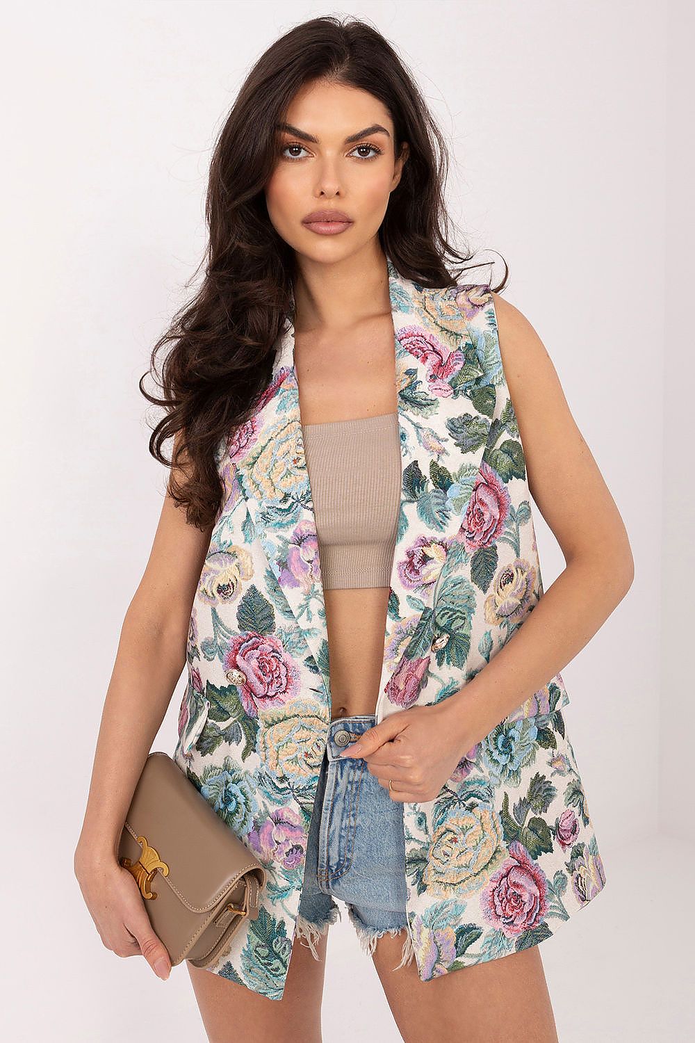   Kamizelka Model IT-KZ-FL10517.91 Green - Italy Moda 