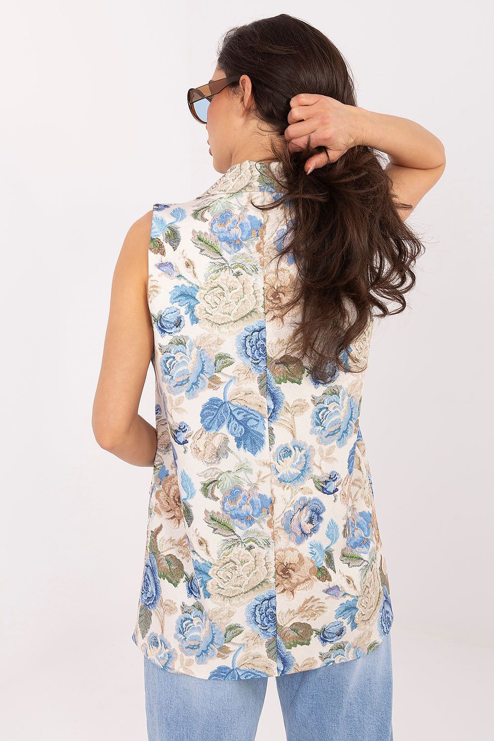   Kamizelka Model IT-KZ-FL10517.91 Blue - Italy Moda 