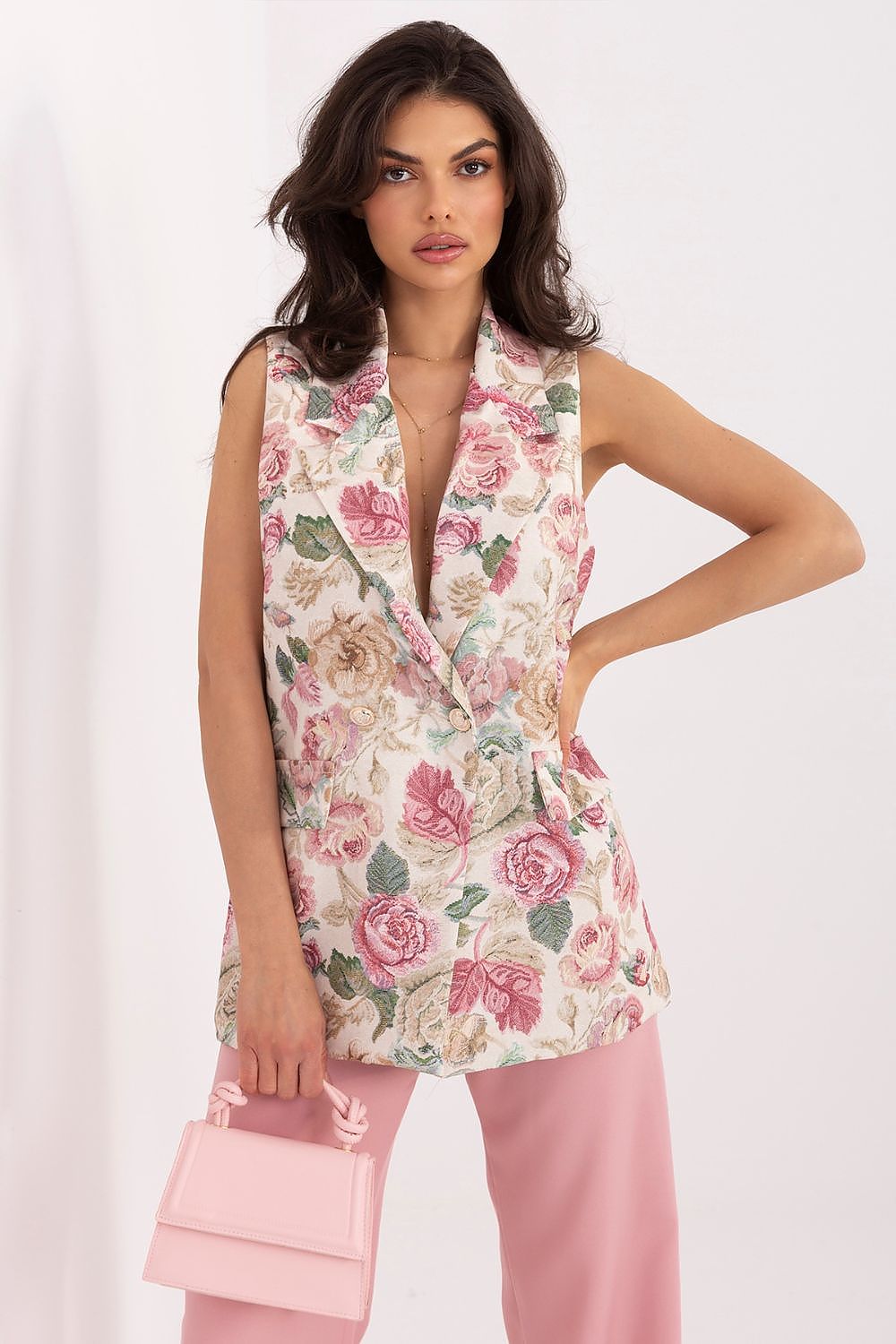   Kamizelka Model IT-KZ-FL10517.91 Pink - Italy Moda 