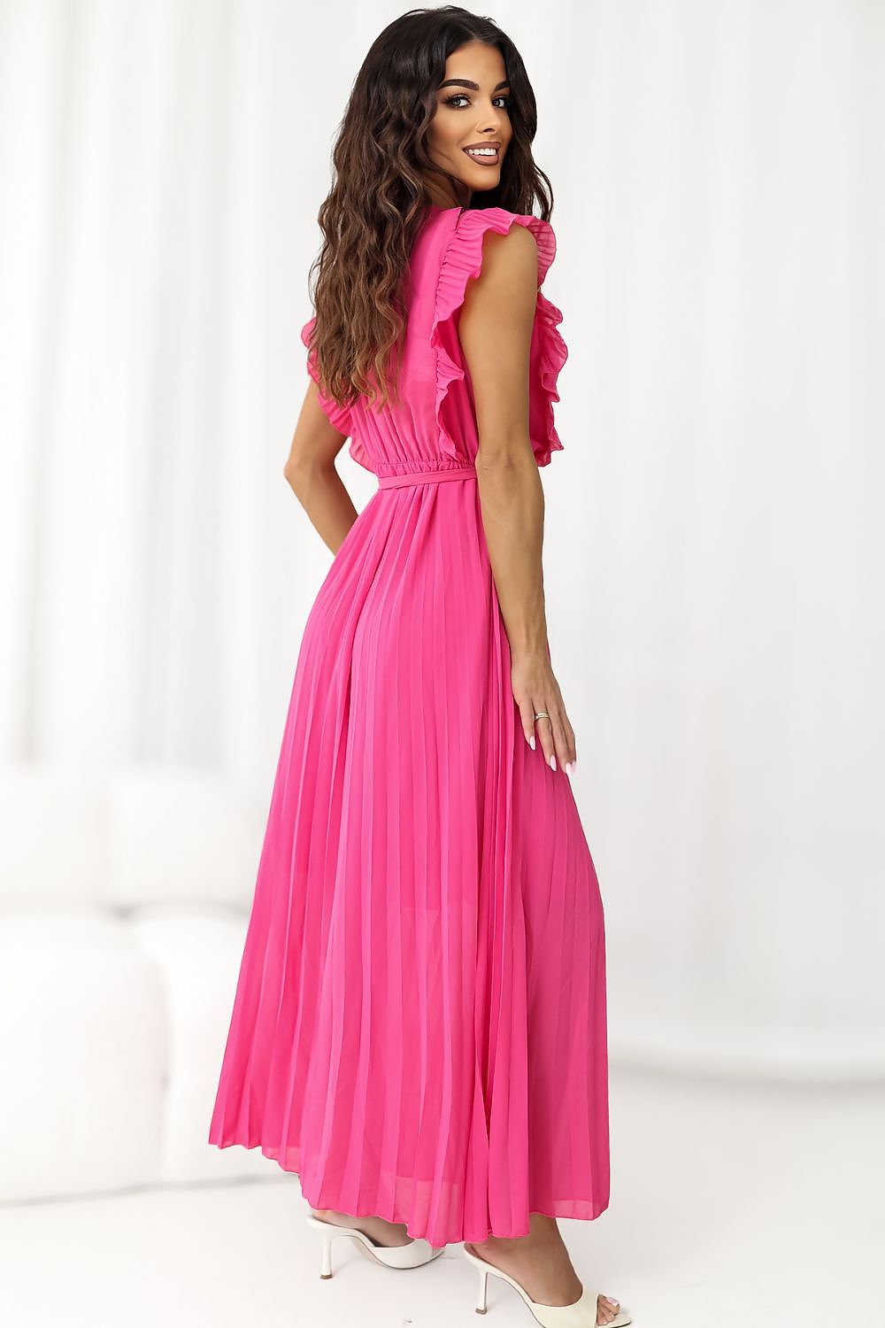  Sukienka Model IT-SK-13166.60 Dark Pink - Rue Paris 