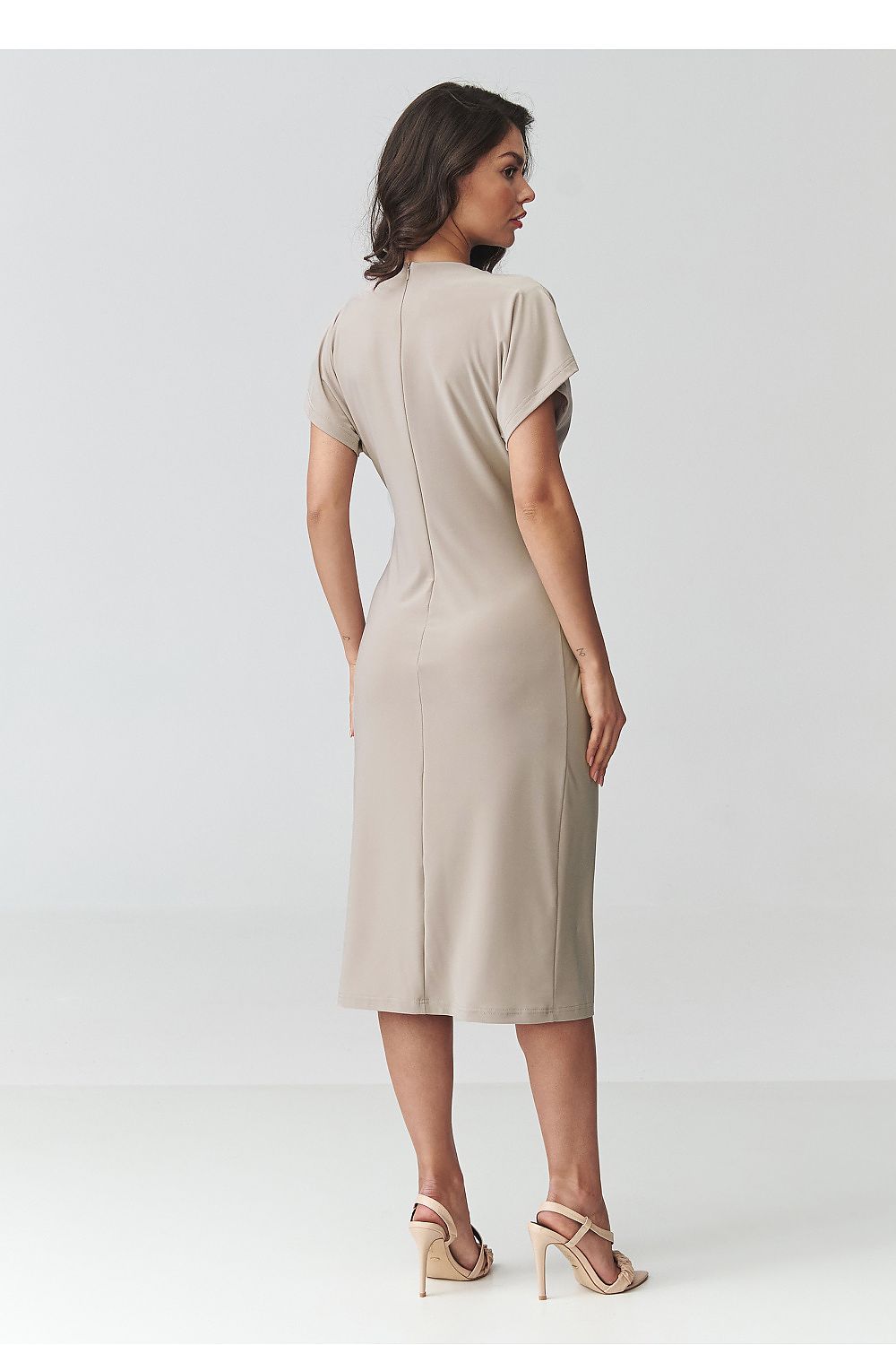  Sukienka Model M938 Light Beige - Makadamia 