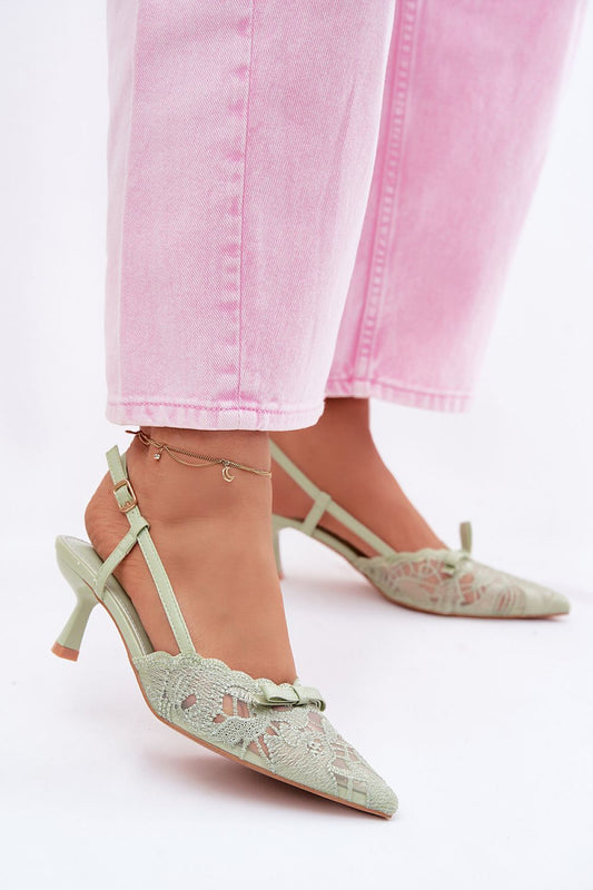  Sandały Model Maribelle 22-390 Green - Step in style 