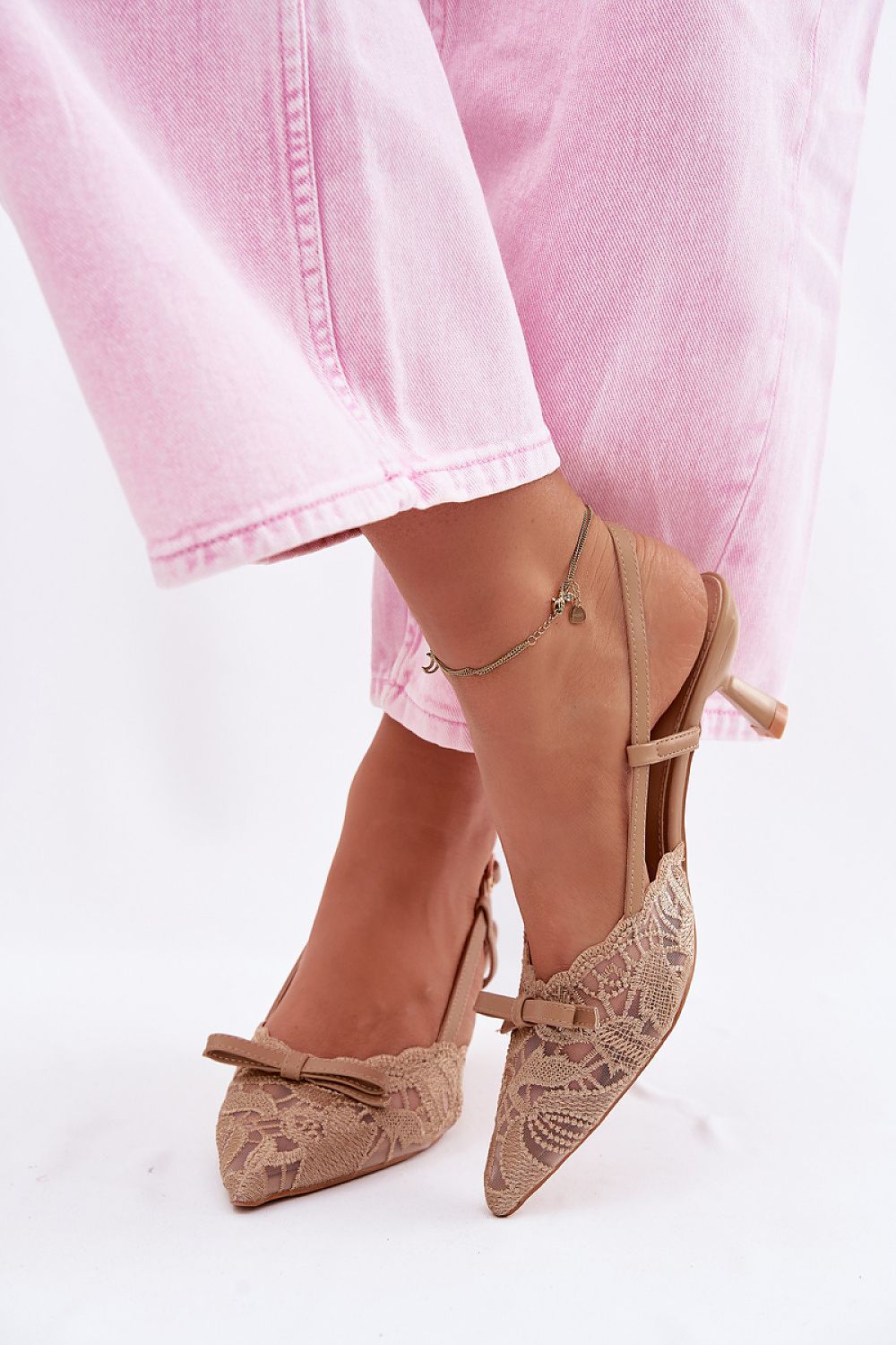  Sandały Model Maribelle 22-390 Beige - Step in style 