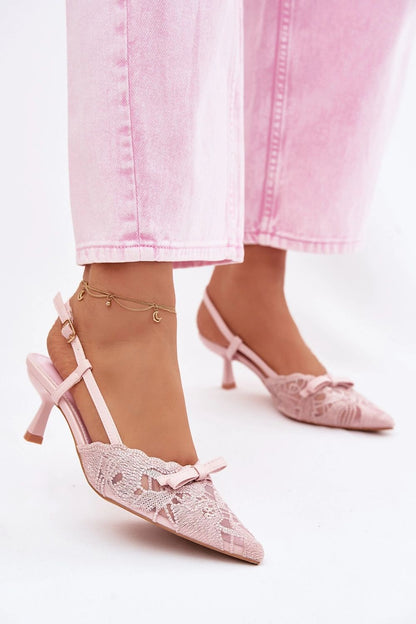  Sandały Model Maribelle 22-390 Pink - Step in style 