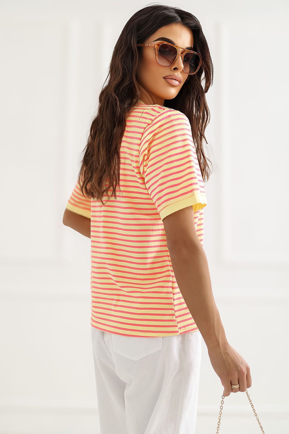   Tshirt Damski Model IT-TS-20881.85 Yellow - Rue Paris 