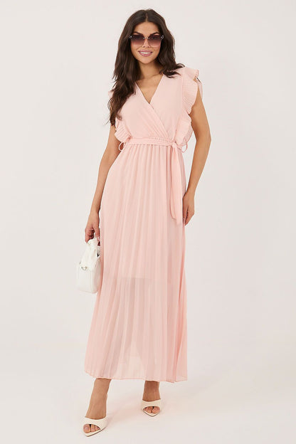  Sukienka Model IT-SK-13166.85 Brzoskwinia - Rue Paris 