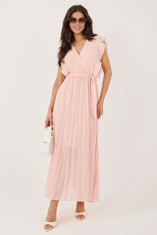  Sukienka Model IT-SK-13166.85 Brzoskwinia - Rue Paris 