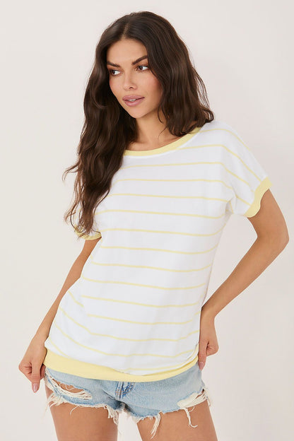   Bluzka Model RV-BZ-A1243.13P Light Yellow - Relevance 
