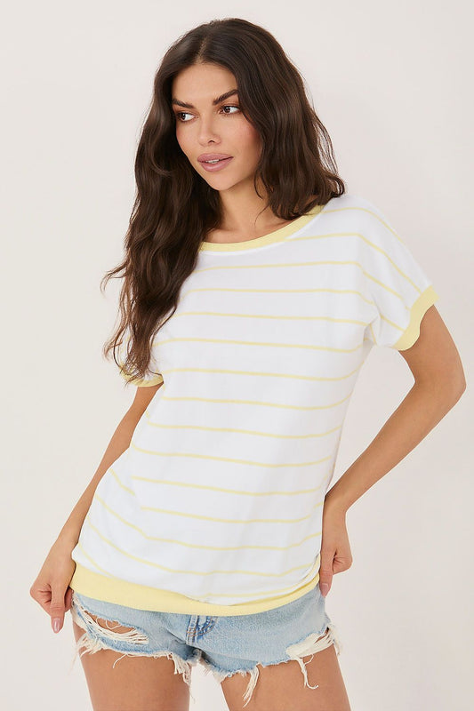   Bluzka Model RV-BZ-A1243.13P Light Yellow - Relevance 
