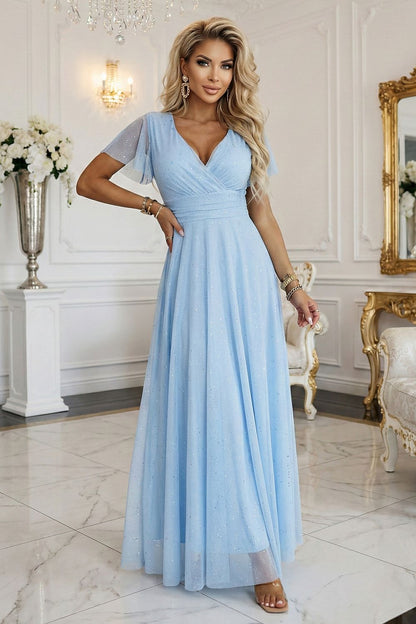  Sukienka Model Melania 635-6 Błękit  - Numoco 