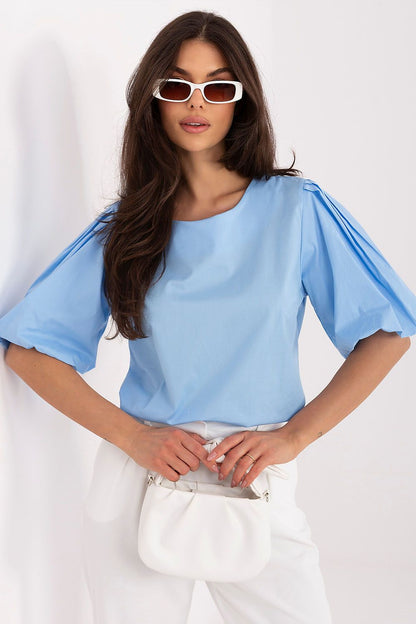   Bluzka Model MI-BZ-3391.71 Blue - Italy Moda 