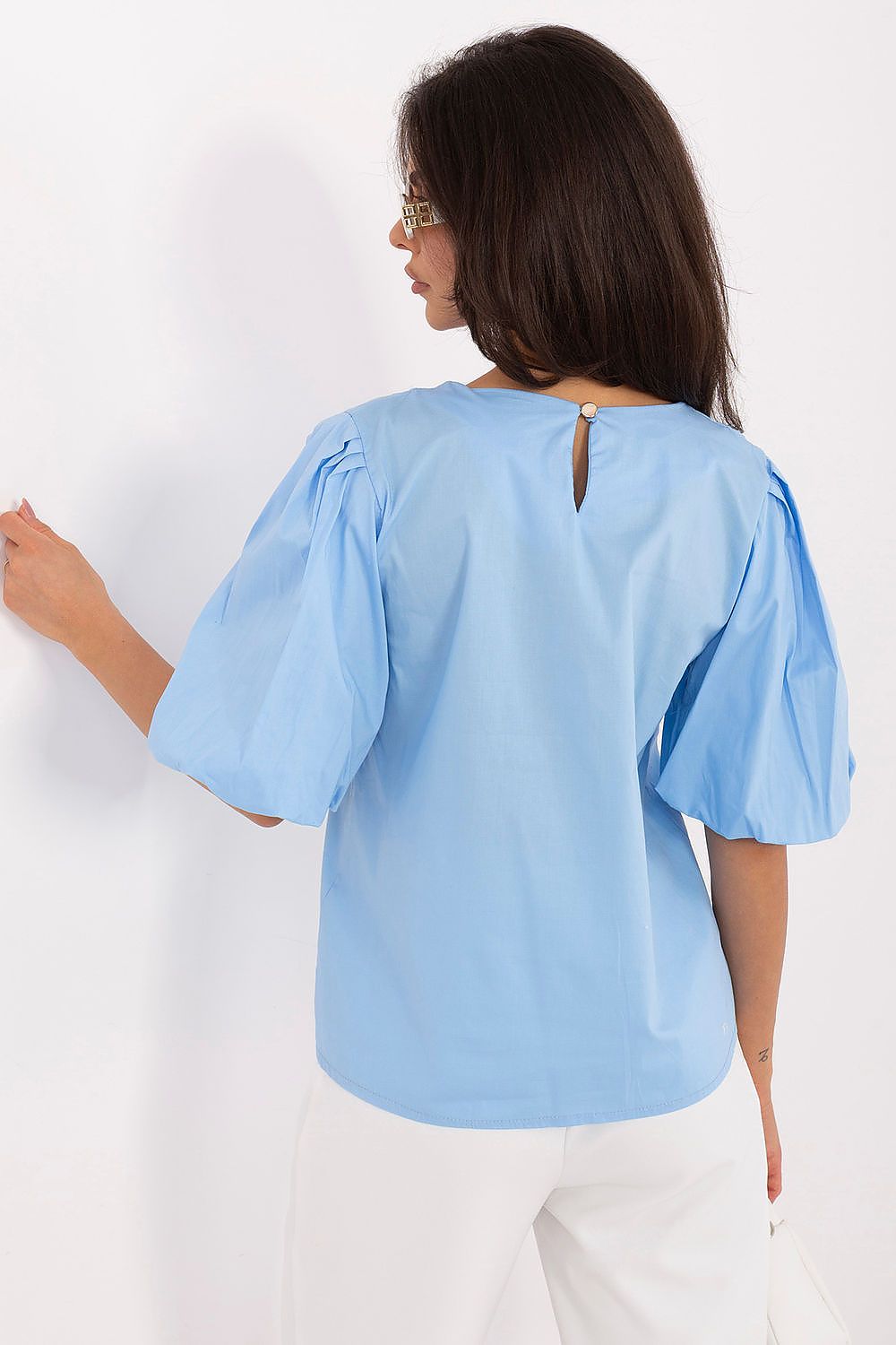   Bluzka Model MI-BZ-3391.71 Blue - Italy Moda 