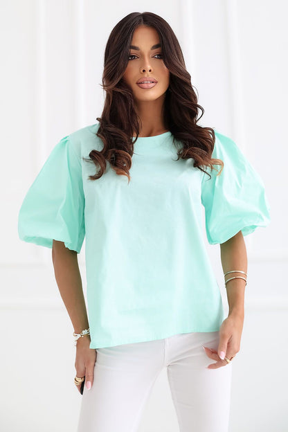   Bluzka Model MI-BZ-3391.71 Mint - Italy Moda 