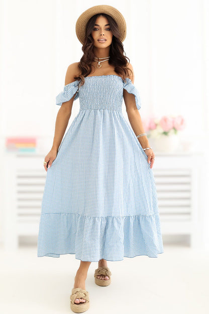 Sukienka Model IR-SK-2801.94 Light Blue - Italy Moda 