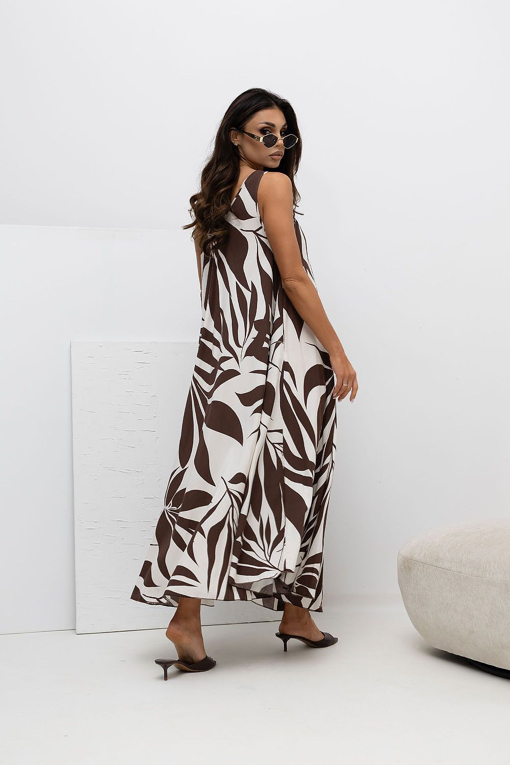  Sukienka Model IR-SK-LD2569-3.14 Brown - Italy Moda 