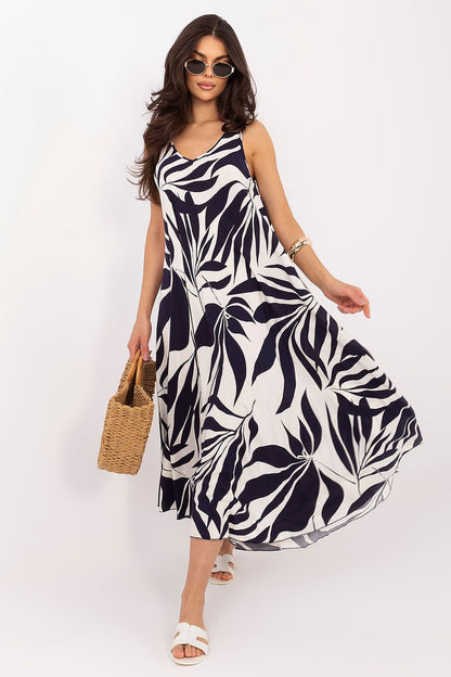  Sukienka Model IR-SK-LD2569-3.14 Navy - Italy Moda 