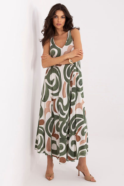  Sukienka Model IR-SK-LD2569-1.81 Khaki - Italy Moda 