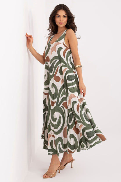  Sukienka Model IR-SK-LD2569-1.81 Khaki - Italy Moda 