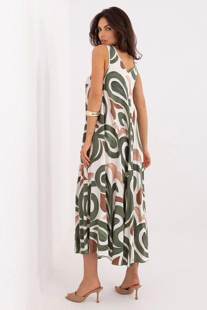  Sukienka Model IR-SK-LD2569-1.81 Khaki - Italy Moda 