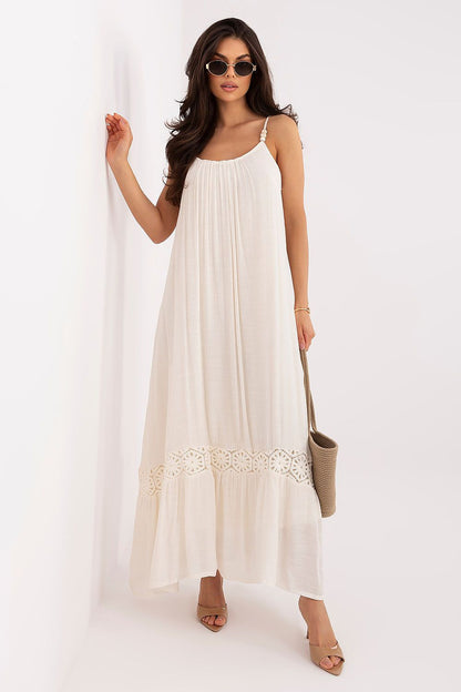  Sukienka Model IR-SK-Y-3391.17P Light Beige - Italy Moda 