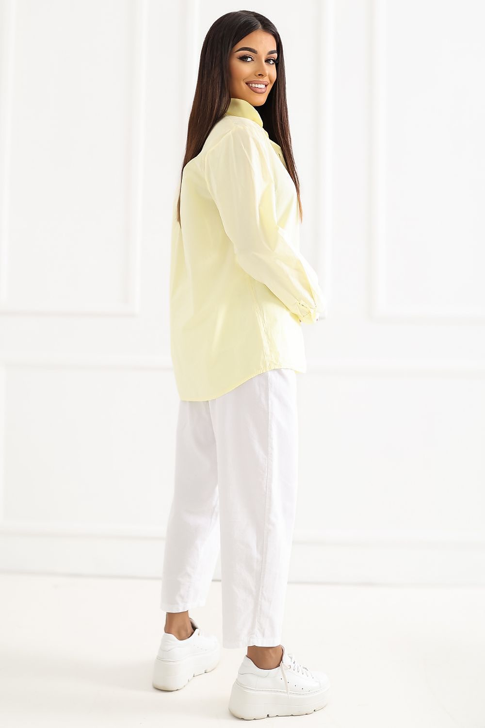   Koszula Damska Model IT-KS-97597.29 Light Yellow - Factory Price 