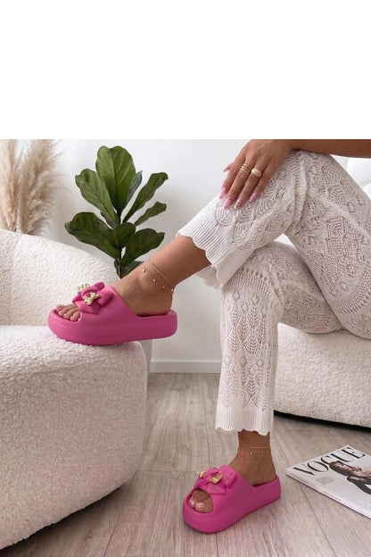  Sandał Klapki Model Imogen 8005 Pink - Solea 
