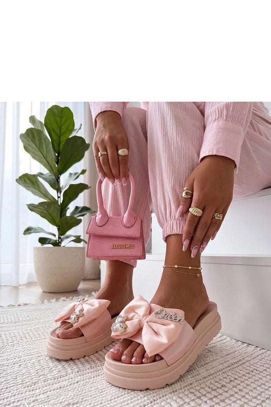  Sandał Klapki Model Ines TC-4083 Pink - Solea 