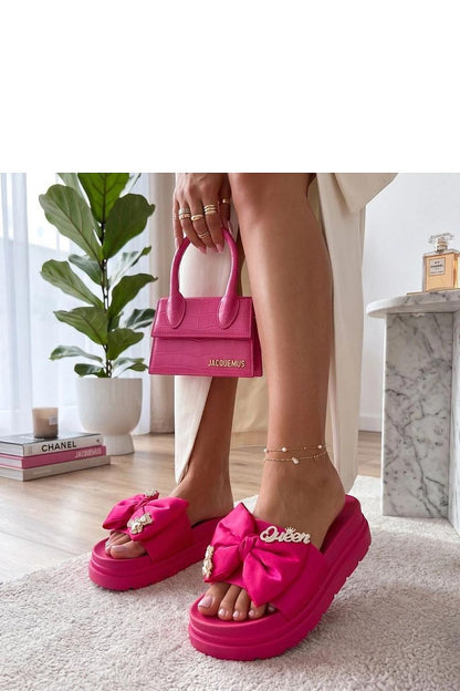  Sandał Klapki Model Ines TC-4083 Pink - Solea 