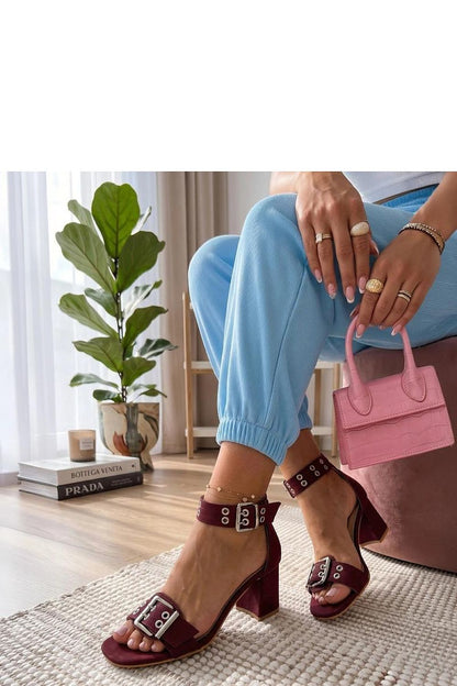  Sandały Model Carlotta 2770CW Bordo - Solea 