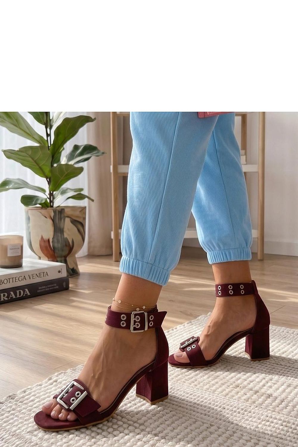  Sandały Model Carlotta 2770CW Bordo - Solea 