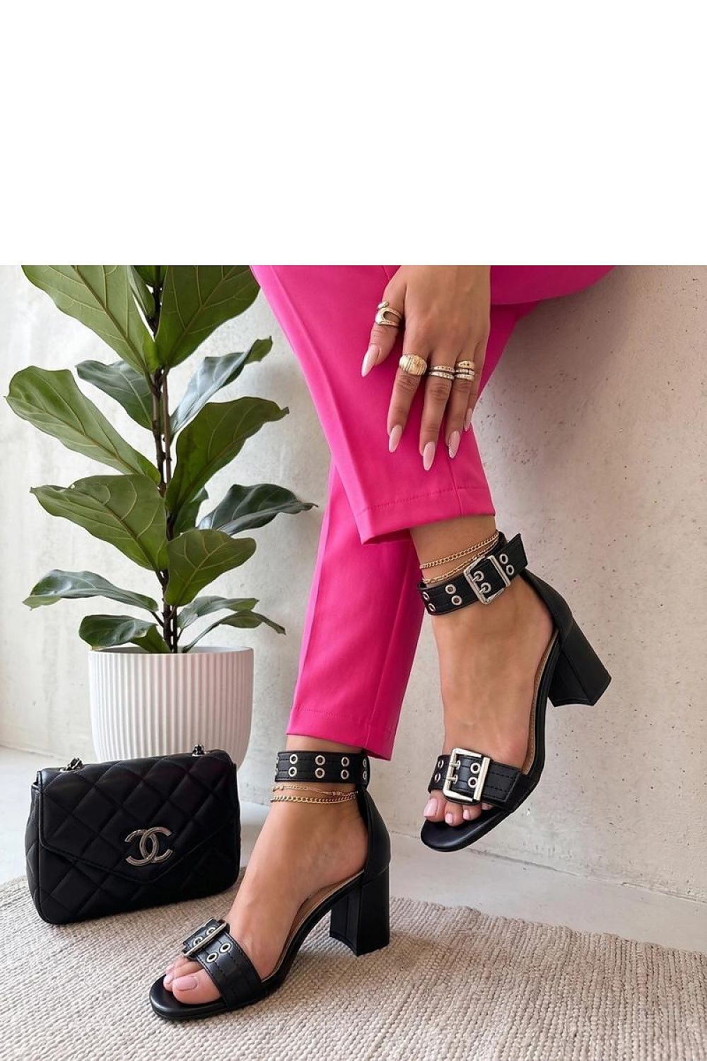  Sandały Model Carlotta 2770CW Black - Solea 