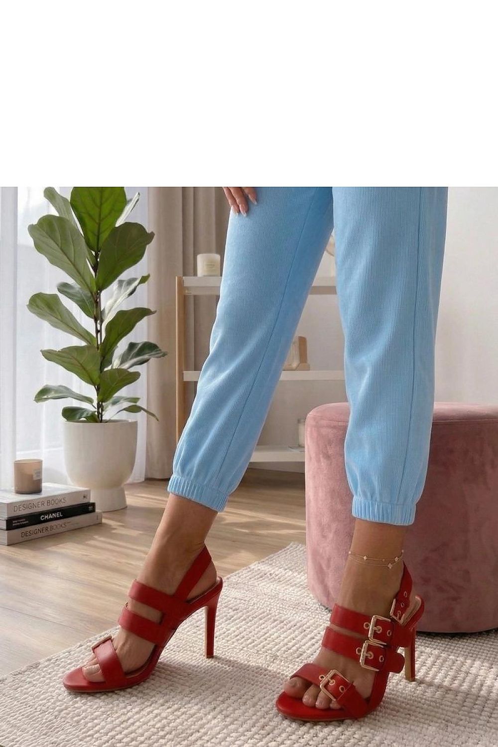  Sandały Model Rosamund E0508 Red - Solea 