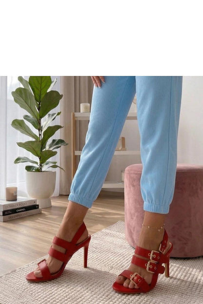  Sandały Model Rosamund E0508 Red - Solea 
