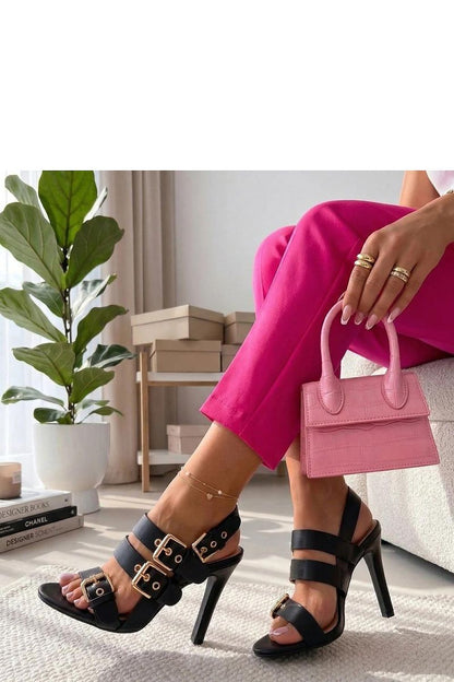  Sandały Model Rosamund E0508 Black - Solea 