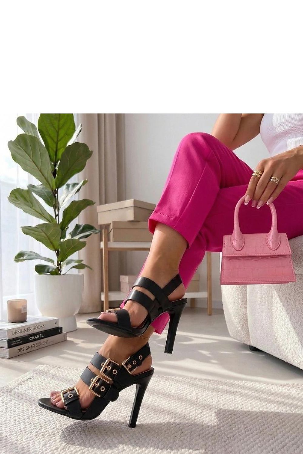  Sandały Model Rosamund E0508 Black - Solea 