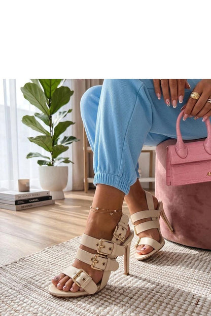  Sandały Model Rosamund E0508 Beige - Solea 