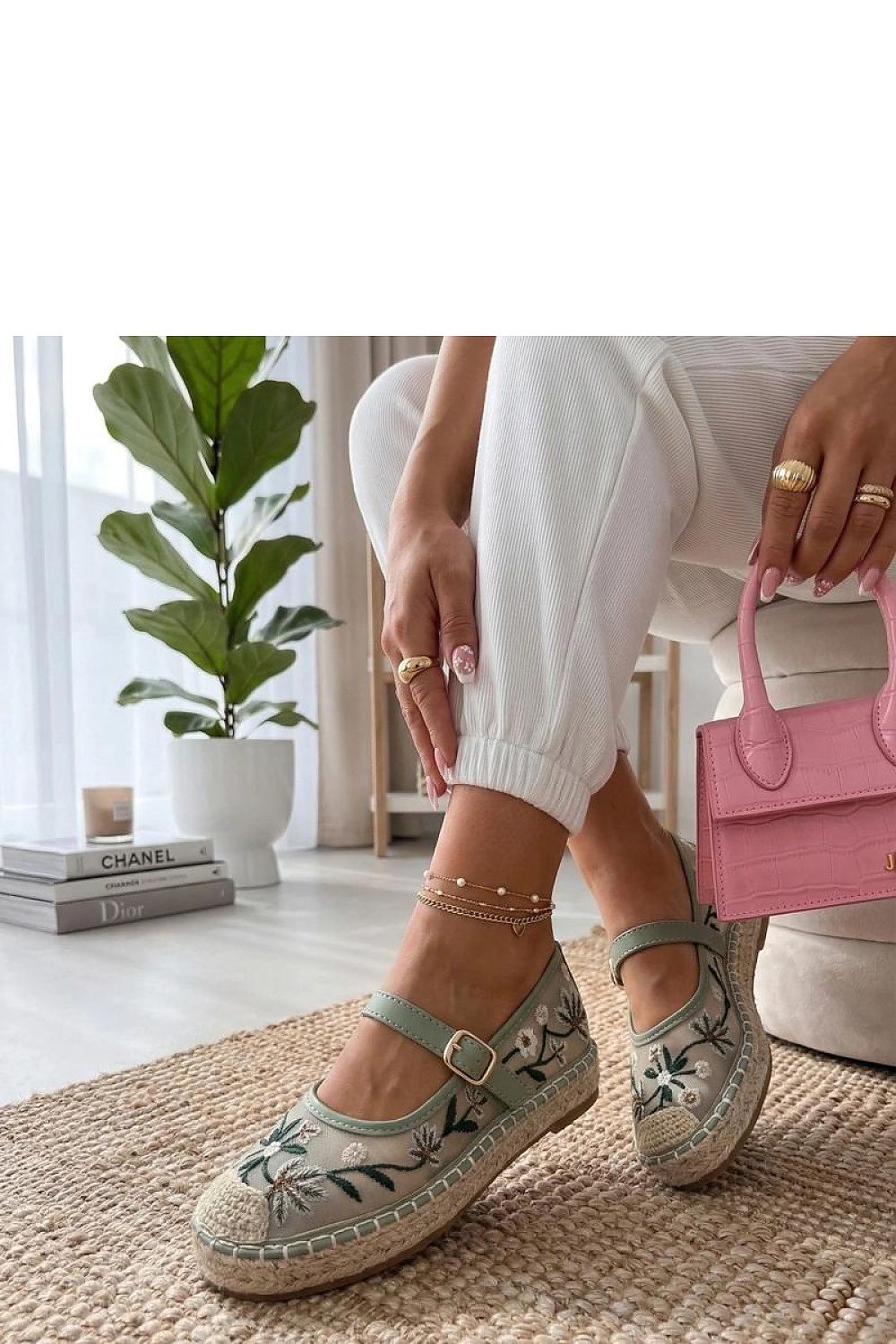   Espadryle Model Lucille J2933 Green - Solea 