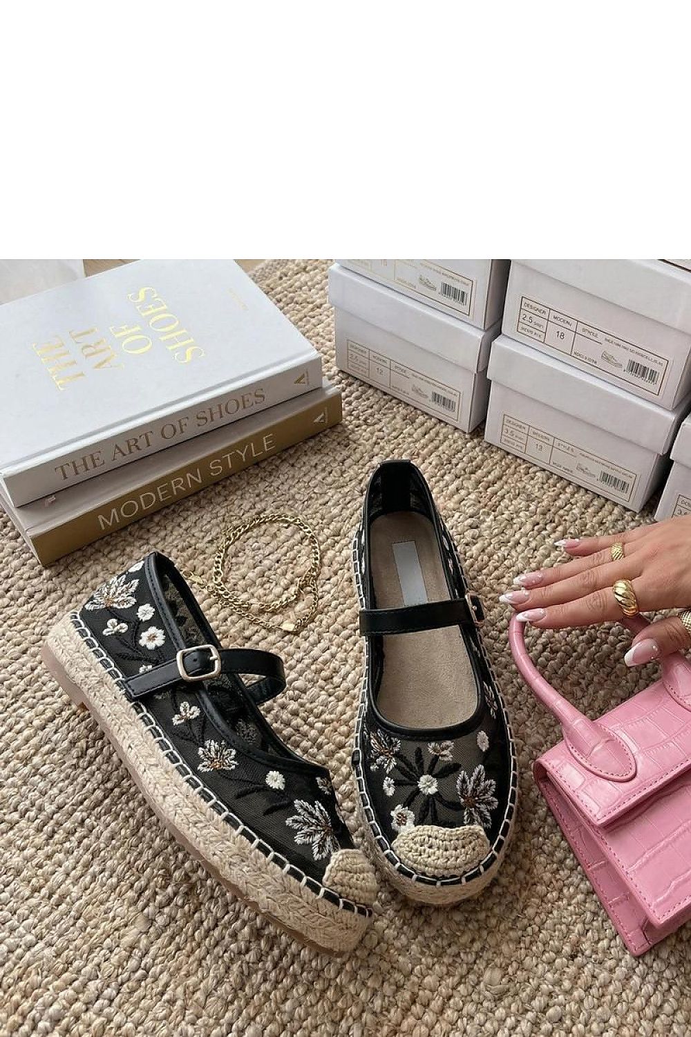   Espadryle Model Lucille J2933 Black - Solea 