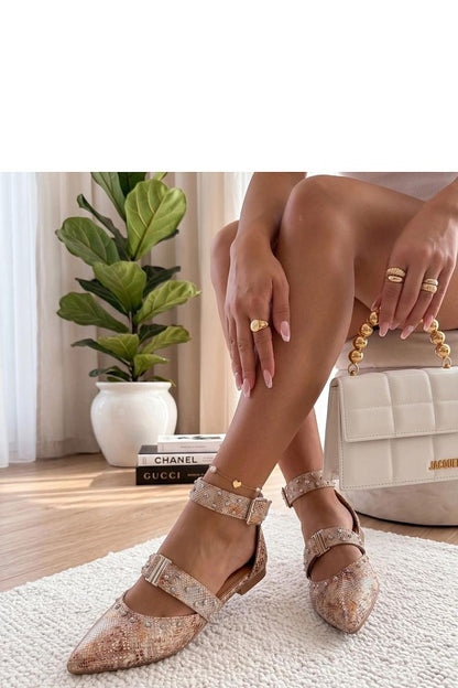   Baleriny Model Clarisse J2969 Snake Gold - Solea 