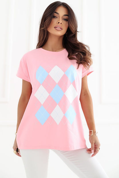   Bluzka Model RV-BZ-A1247.99 Light Pink - Relevance 