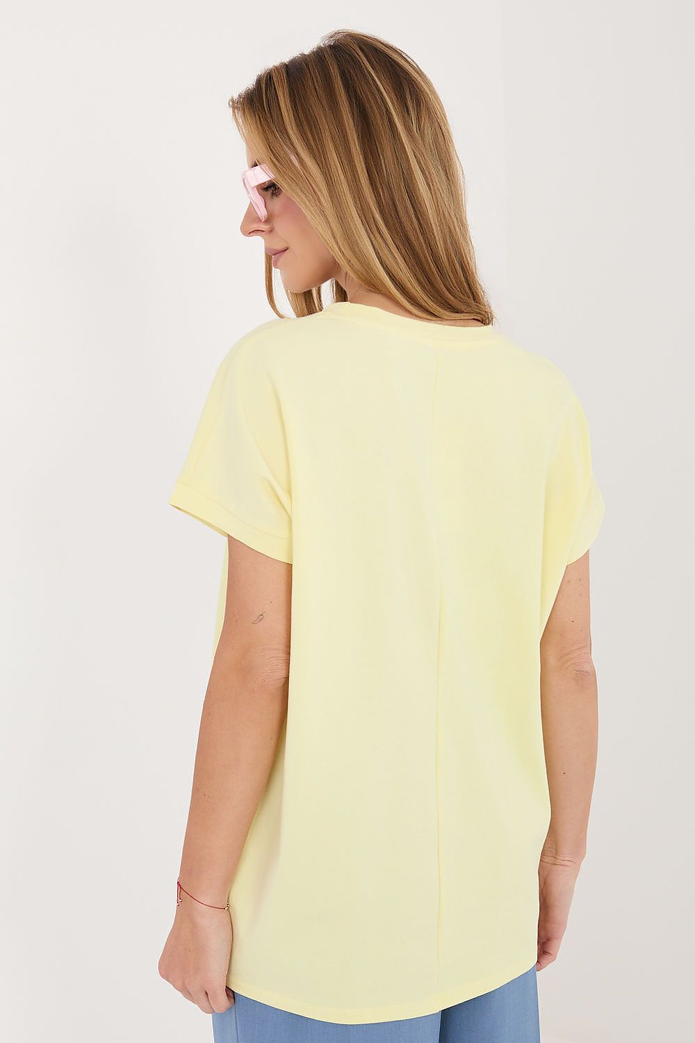   Bluzka Model RV-BZ-A1247.99 Light Yellow - Relevance 