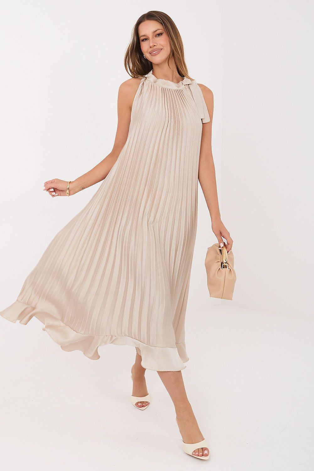   Sukienka Model IT-SK-20990.96 Beige - Rue Paris 