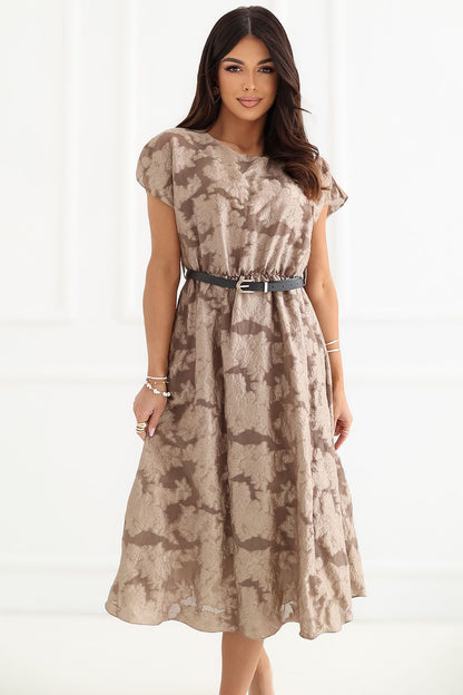   Sukienka Model IT-SK-16060.91 Dark Beige - Rue Paris 