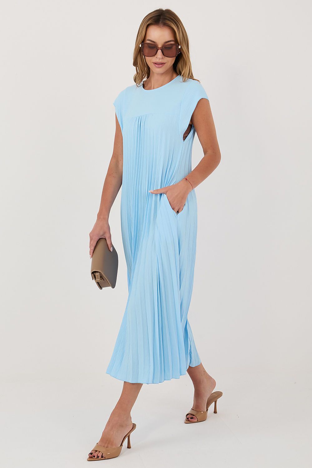  Sukienka Model IT-SK-19552.72 Light Blue - Rue Paris 
